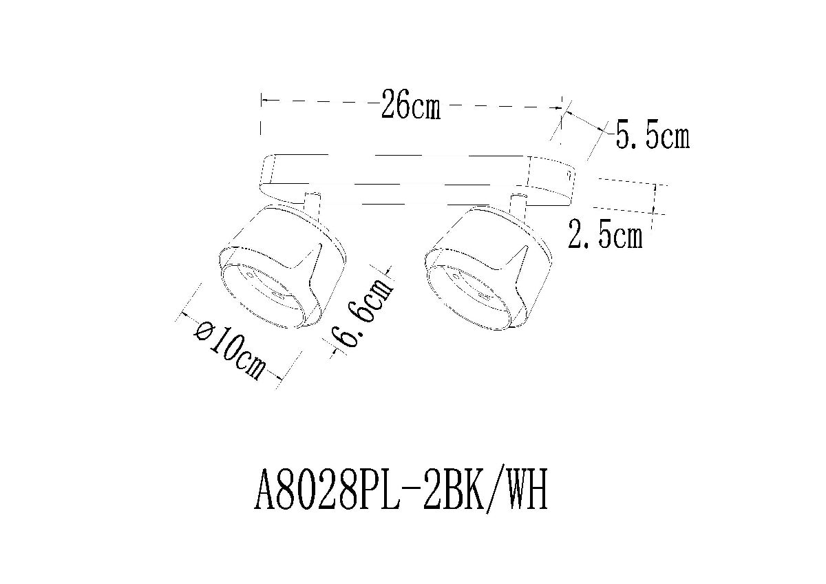 Спот Arte Lamp Amaks A8028PL-2WH в Санкт-Петербурге