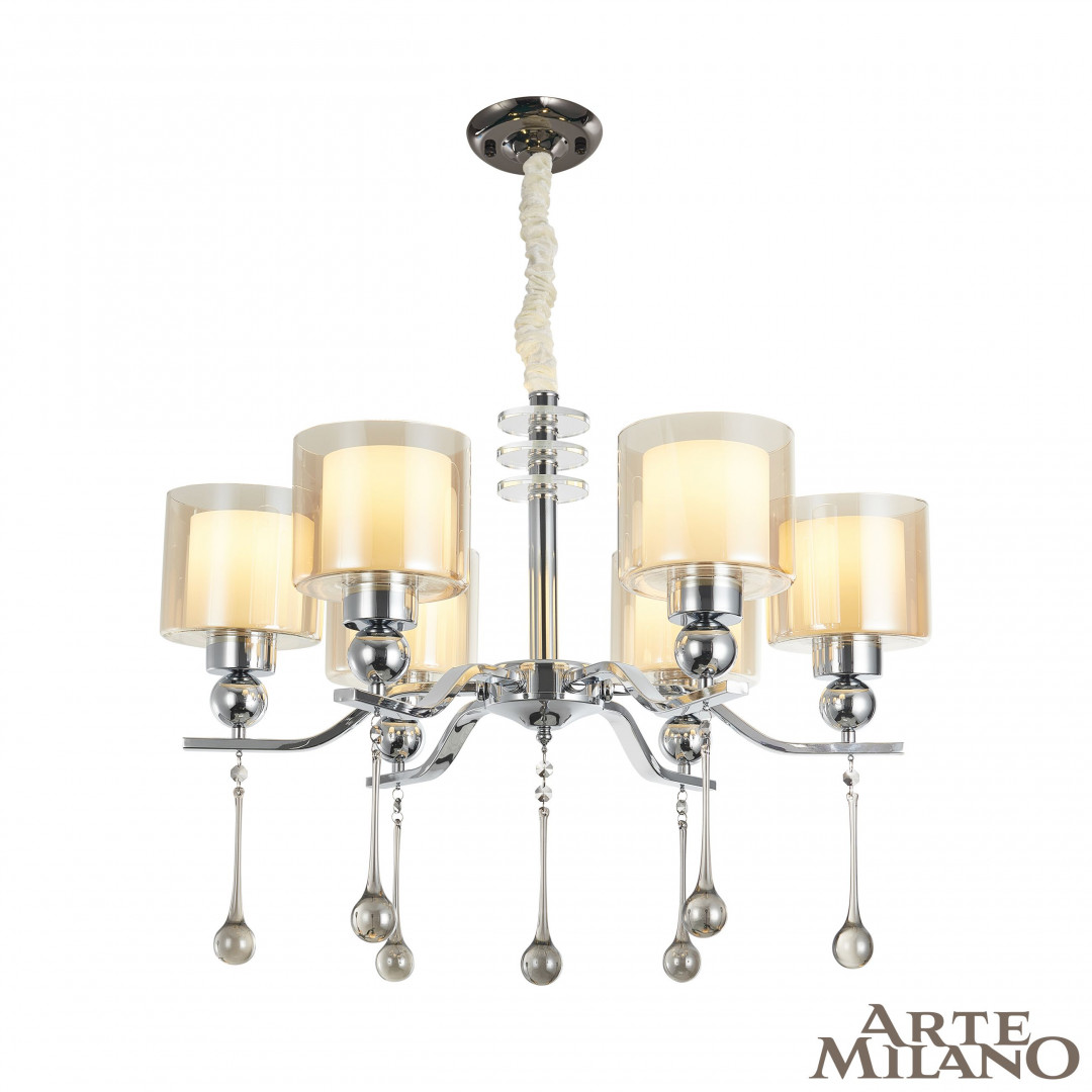 Потолочная люстра Arte Milano Neapolis 279207/6 Ni в #REGION_NAME_DECLINE_PP#
