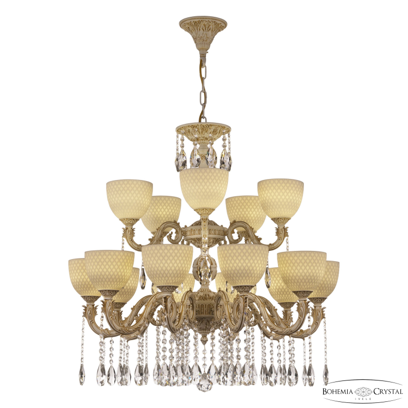 Подвесная люстра Bohemia Ivele Crystal AL79101/10+5/250/2D A WMG P1 U Wave в Санкт-Петербурге