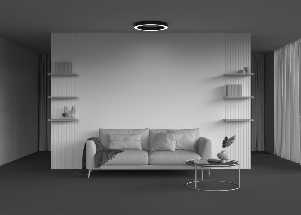 Потолочный светильник Maytoni Lua C093CL-45W4K-B в Санкт-Петербурге