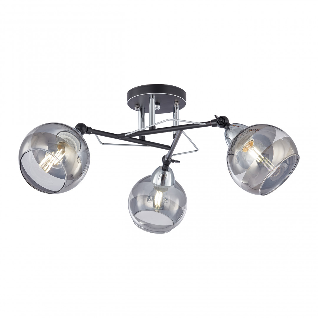 Потолочная люстра Arte Milano Amalfi 323685/3B BK+CR в Санкт-Петербурге