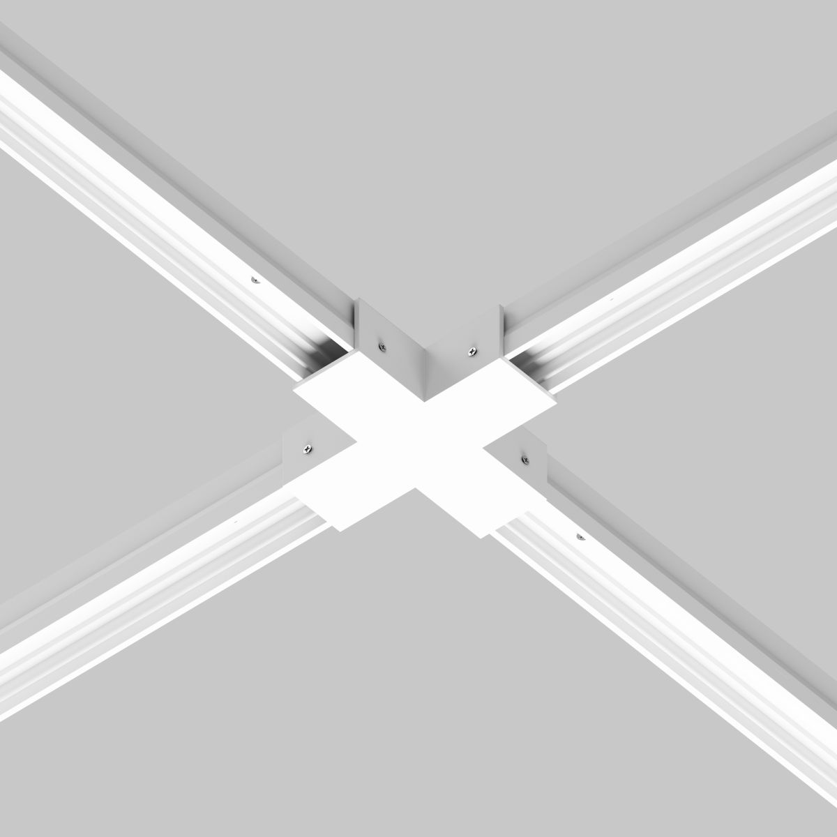 Коннектор X-образный для профиля Maytoni Elasity IP O-TR001-CC-W в Санкт-Петербурге