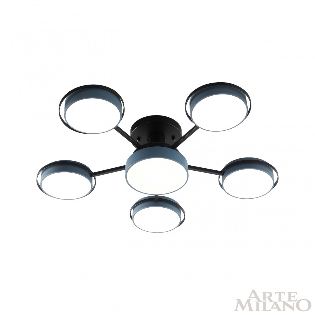 Потолочная люстра Arte Milano Ferrara 250406/5+1 Gr в Санкт-Петербурге