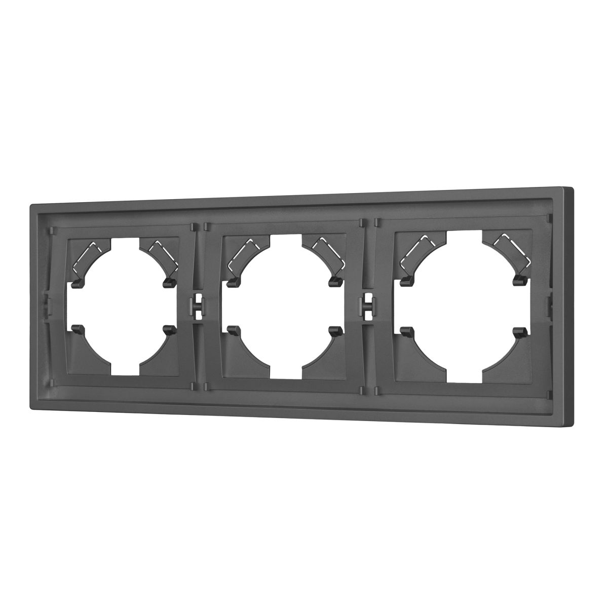 Рамка пластиковая на 3 поста Arlight FRM-TENDO-SFPL-3-GR 054652 в Санкт-Петербурге