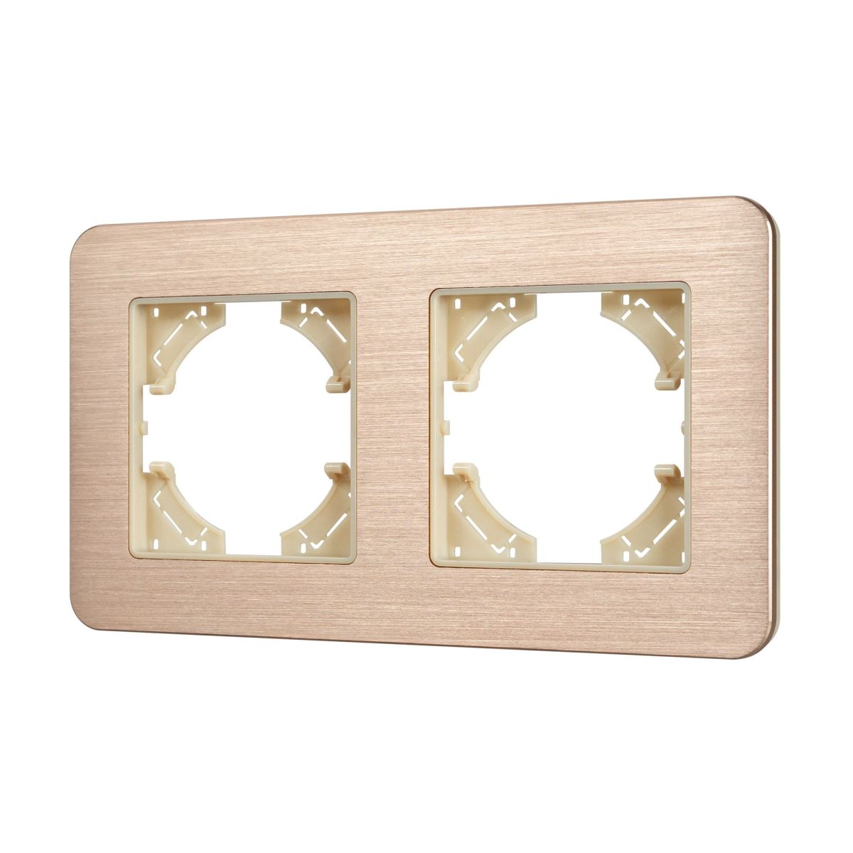 Рамка на 2 поста алюминиевая Arlight FRM-AKIRY-AL-2-GD 049726 в Санкт-Петербурге