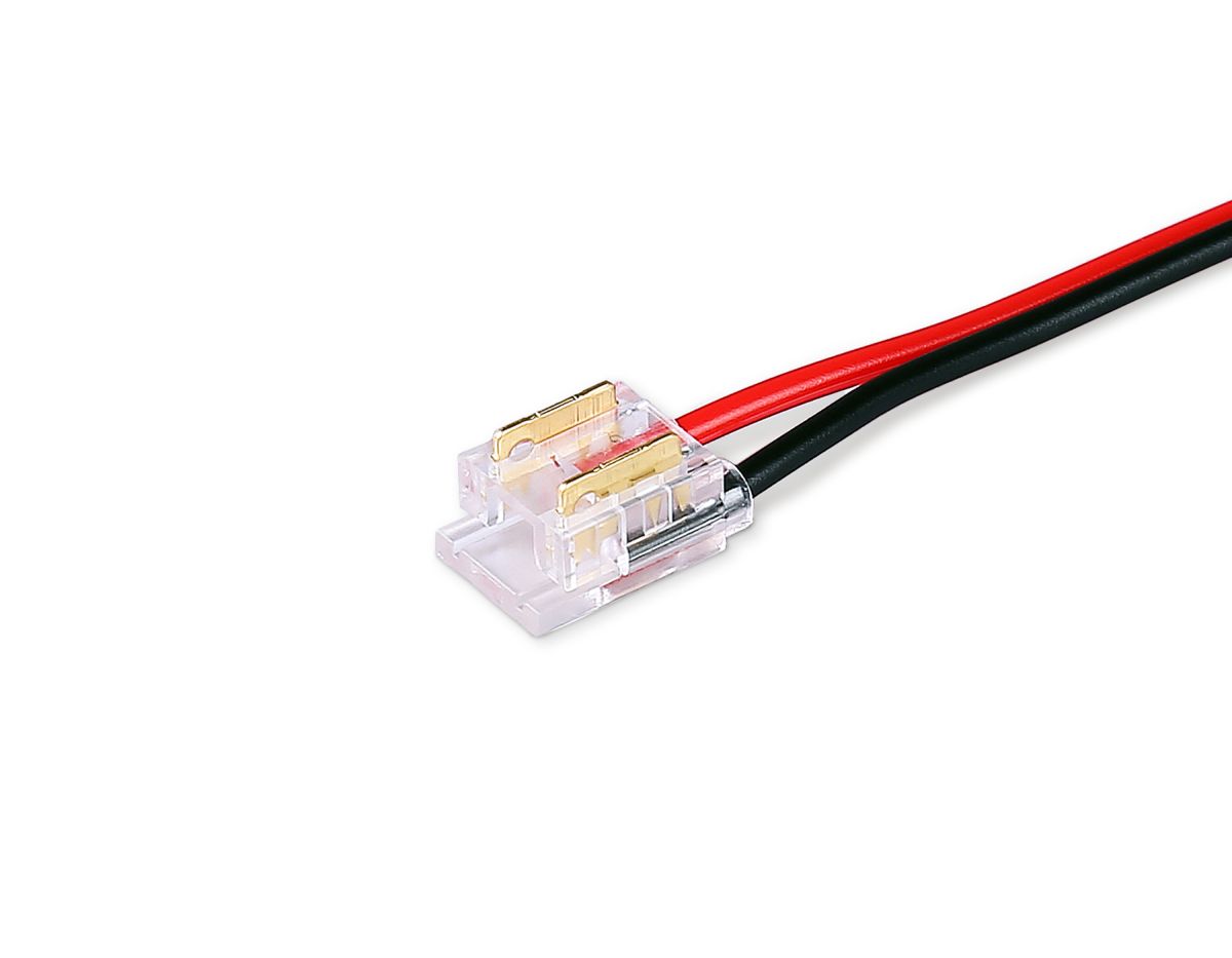 Соединитель гибкий односторонний Ambrella Light Illumination COB 12/24V для лент 8/10mm (2 конт.) (10шт. в комплекте) GS7375 в #REGION_NAME_DECLINE_PP#
