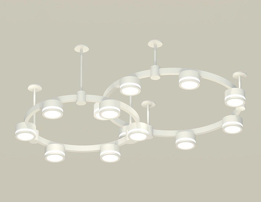 Комплект подвесного светильника Ambrella Light Techno Ring XR92211003 (A9221, A9226, C9236, C9231, N8412) в Санкт-Петербурге
