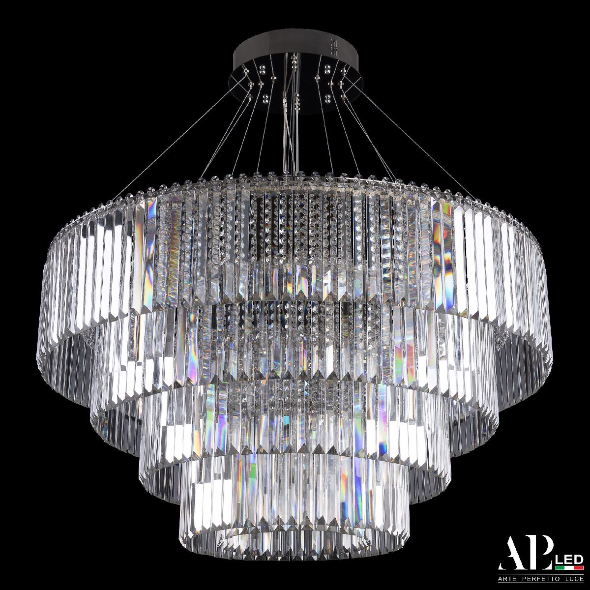 Каскадная люстра Arte Perfetto Luce Sicilia SH09.93.4D.A.Ni.4000 в Санкт-Петербурге