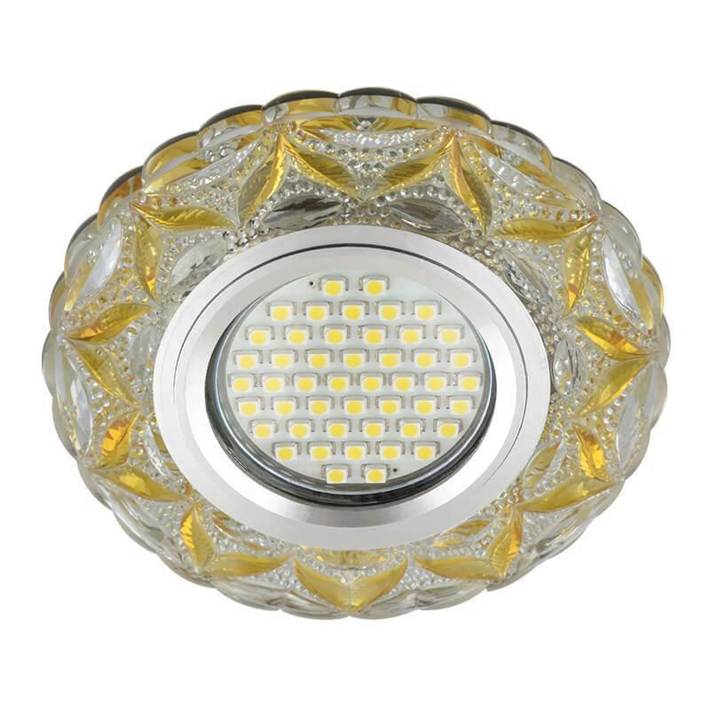 Встраиваемый светильник Fametto Luciole DLS-L149 Gu5.3 Glassy/Light Gold в Санкт-Петербурге