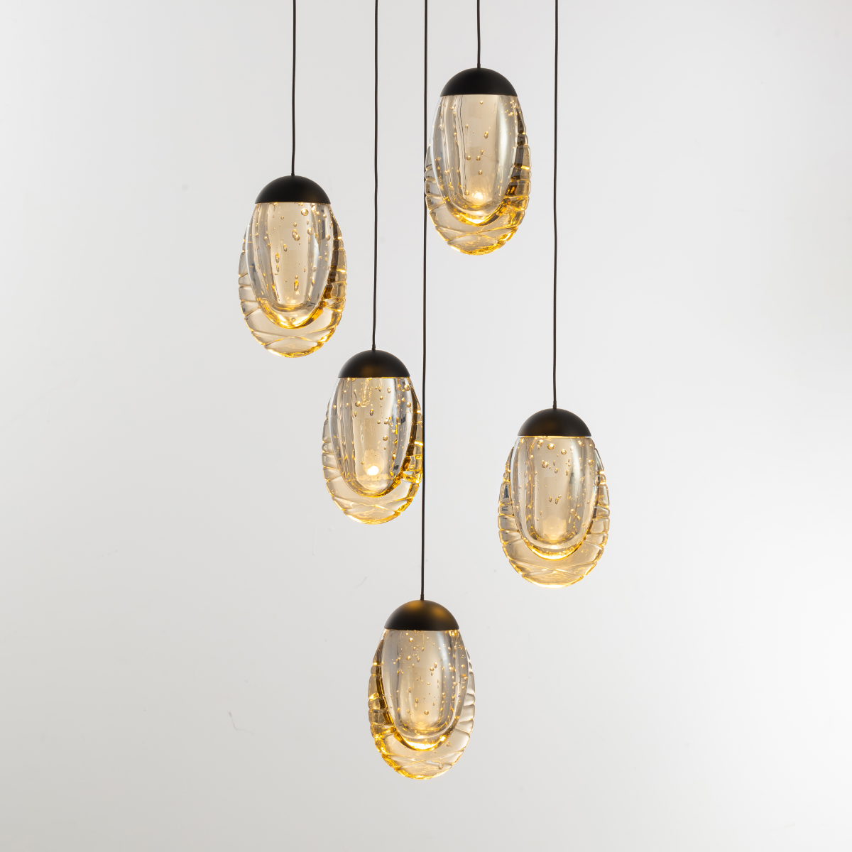 Подвесной светильник Delight Collection MD25090022-5A matt black/champagne в Санкт-Петербурге