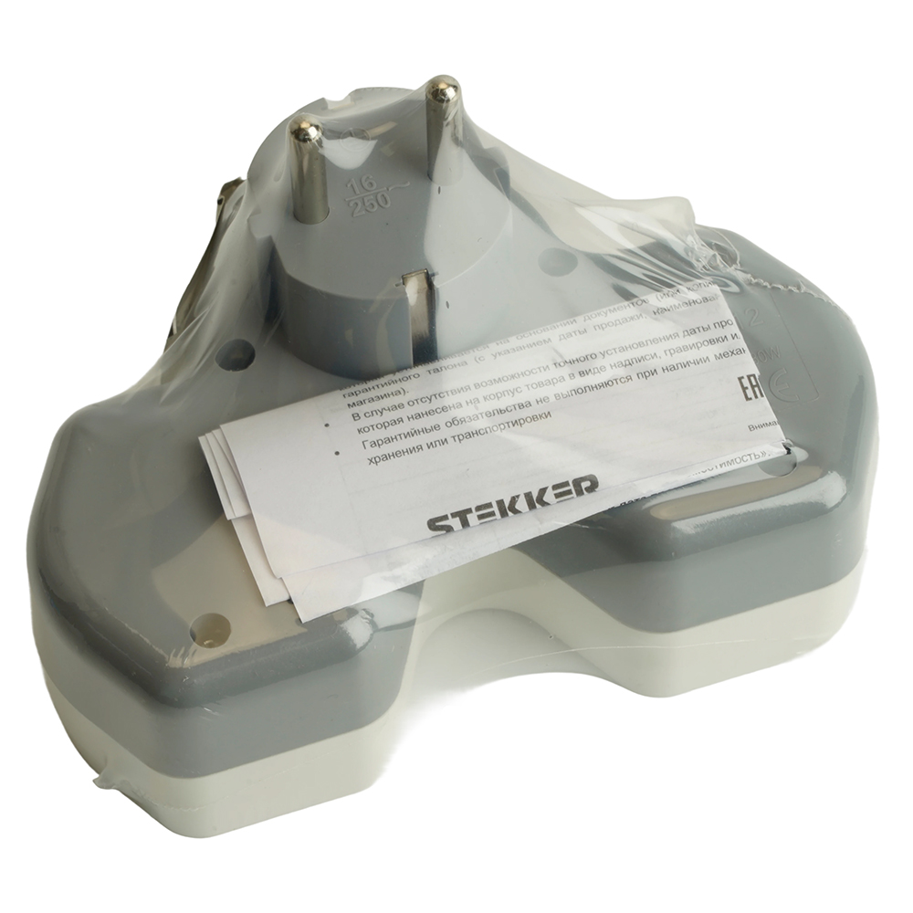Разветвитель сетевой 2-местный с/з и USB+Type C Stekker ADP16-15-20 50071 в Санкт-Петербурге