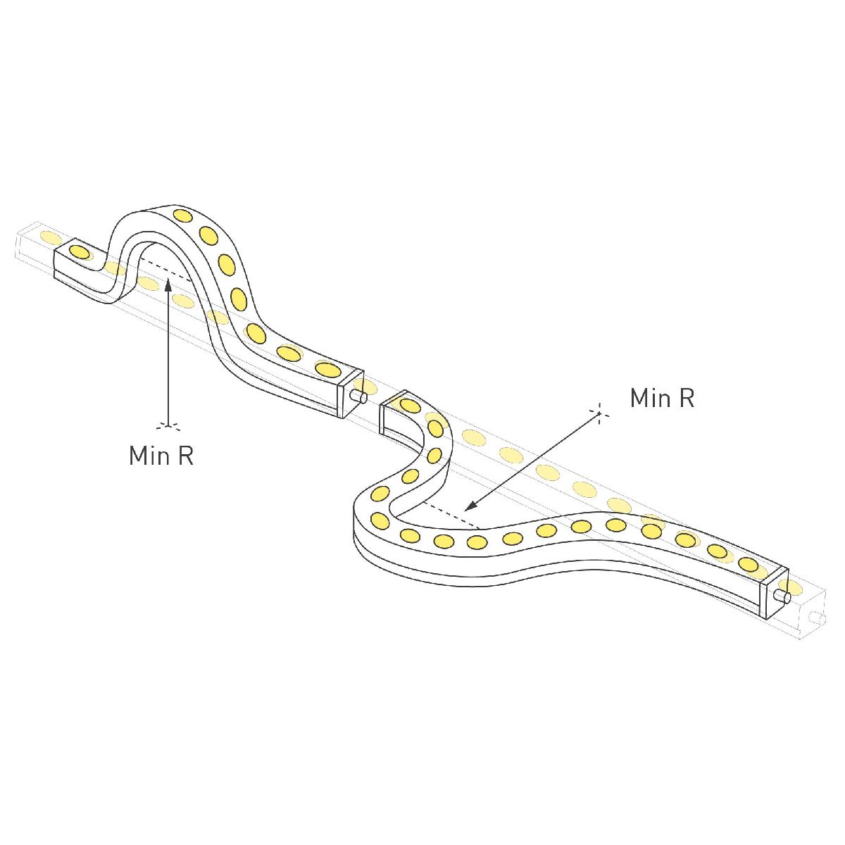 Грейзер Arlight DMX THOR-3D-F24-25x27mm 24V RGB (17 W/m, IP65, 1m, wire x2) 045257 в Санкт-Петербурге