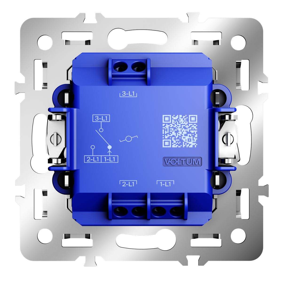 Механизм проходного переключателя одноклавишного 10А Voltum S70 VLS0103M в #REGION_NAME_DECLINE_PP#