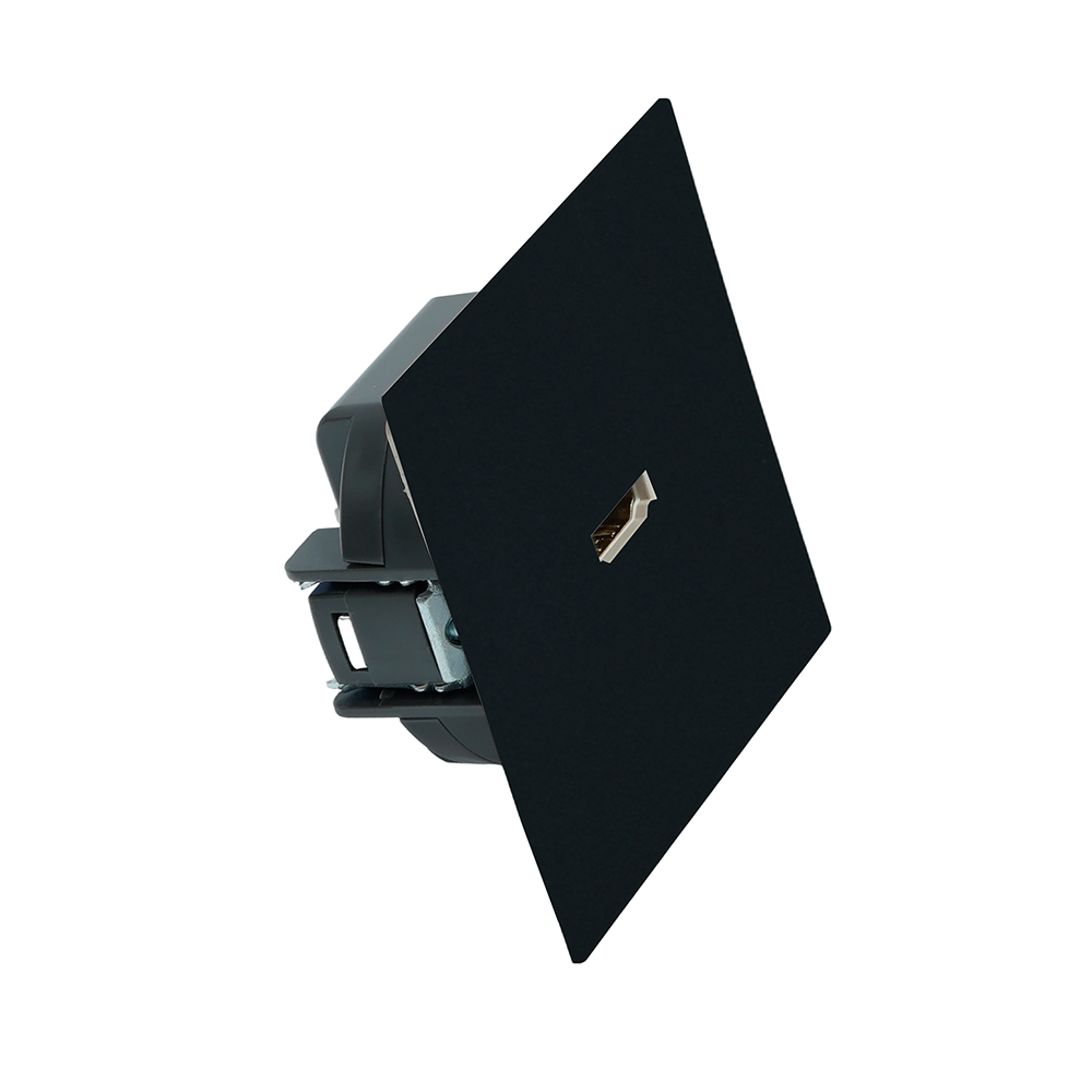 Розетка HDMI 2.0 Type A Stekker Мия RST00-3118-05 черный бархат 50828 в Санкт-Петербурге