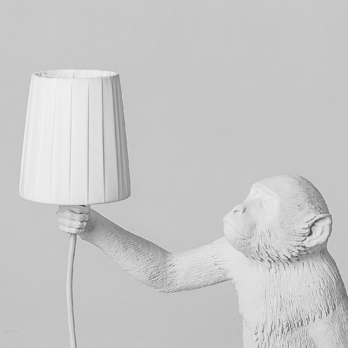 Абажур Seletti Monkey Lamp 14918 WHI в #REGION_NAME_DECLINE_PP#