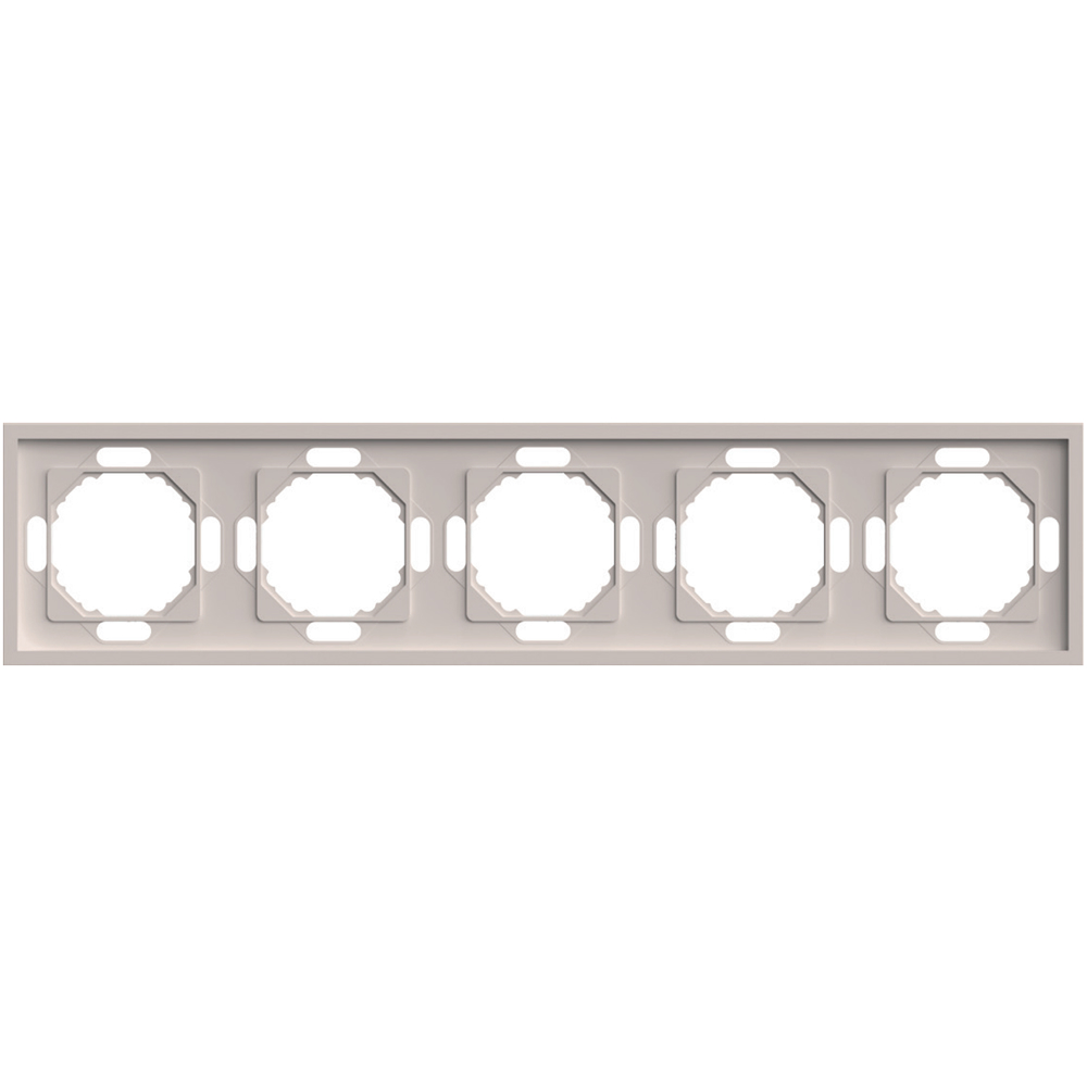 Рамка 5-местная Stekker Эмили PFR00-5005-08 кашемир soft touch 49914 в Санкт-Петербурге