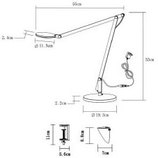 Настольная лампа Lucide Linex-Led 18670/06/31 в Санкт-Петербурге