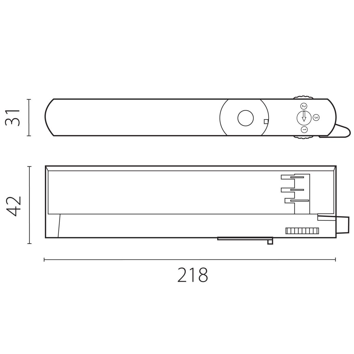 Адаптер с драйвером с DIP-switch управляемый по TRIAC д/трек-системы Quattro Lightstar 594056 в #REGION_NAME_DECLINE_PP#
