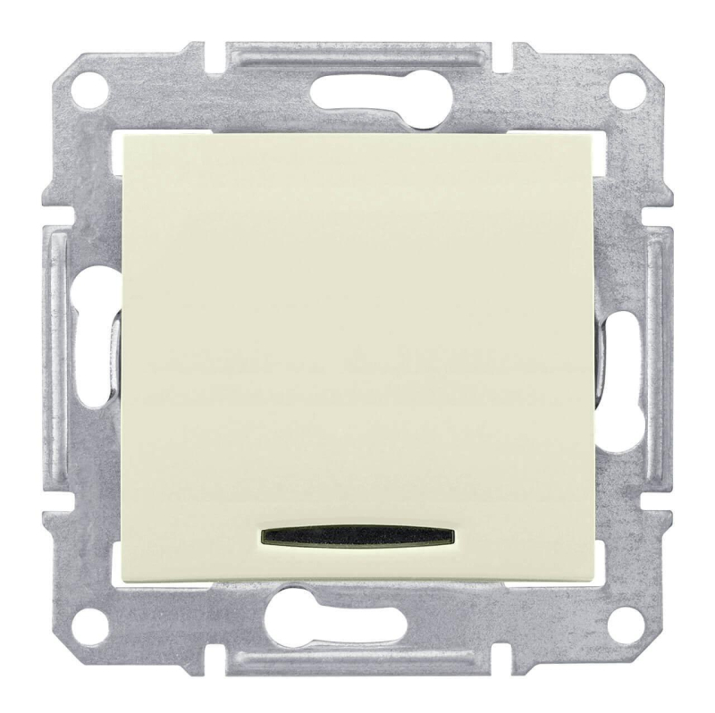 Переключатель перекрестный с синей подсветкой Schneider Electric Sedna 10A 250V SDN0501147 в Санкт-Петербурге