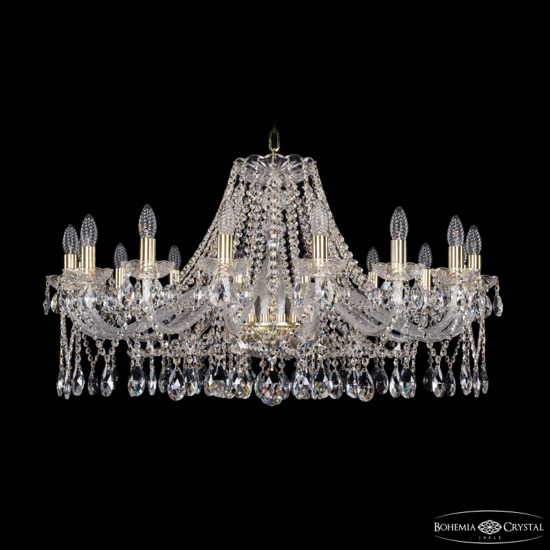 Подвесная люстра Bohemia Ivele Crystal 1413/16/360 G в Санкт-Петербурге