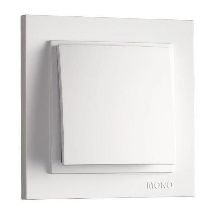 Выключатель одноклавишный Mono Electric Despina 10А 250В белый 102-190025-100 в #REGION_NAME_DECLINE_PP#