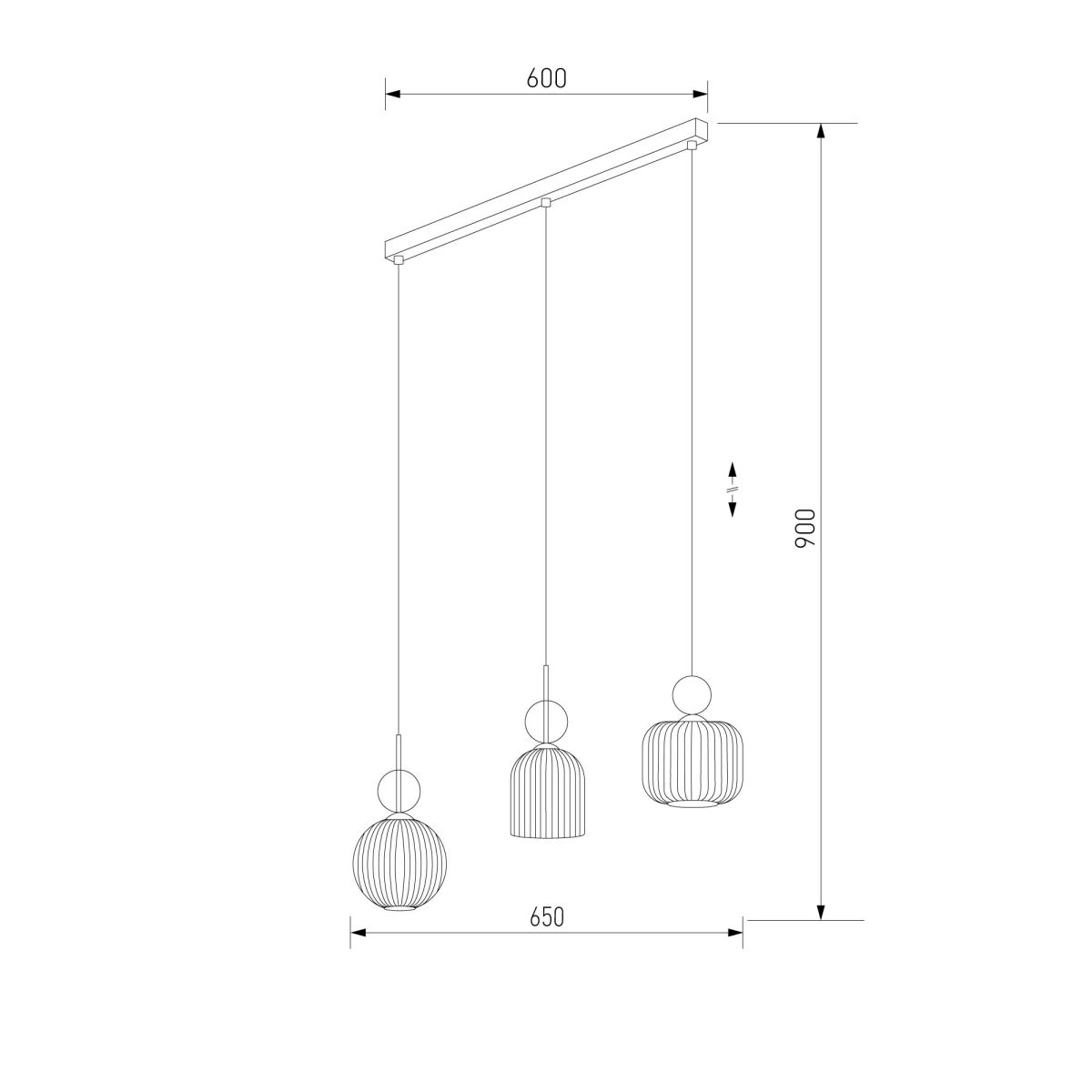 Подвесной светильник TK Lighting 11042 Sophia Cognac a071825 в Санкт-Петербурге