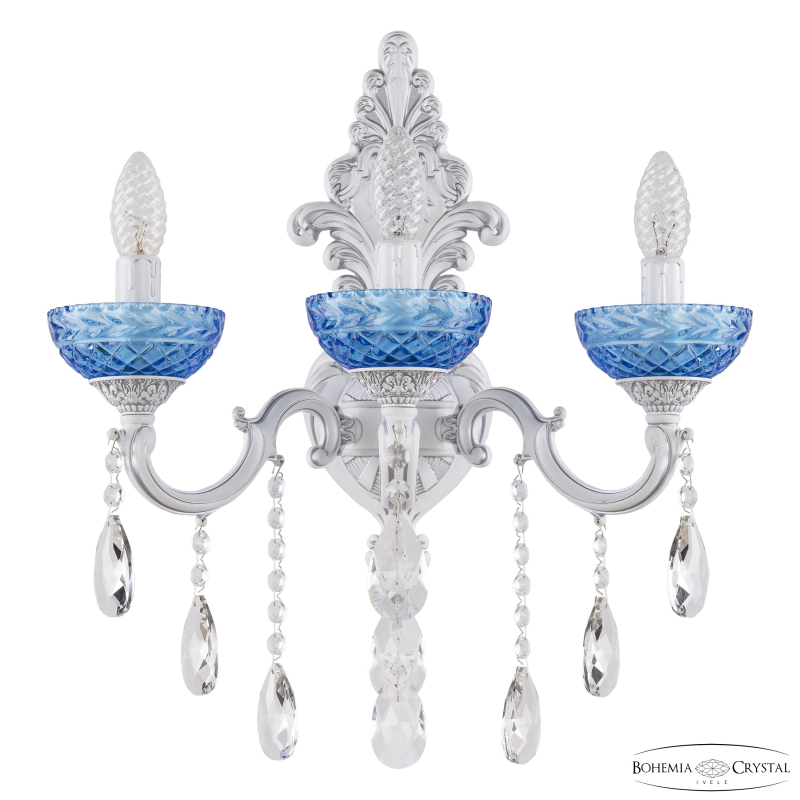 Бра Bohemia Ivele Crystal AL7801B15/3/175 B WMN P Aquamarine/M-1F в Санкт-Петербурге