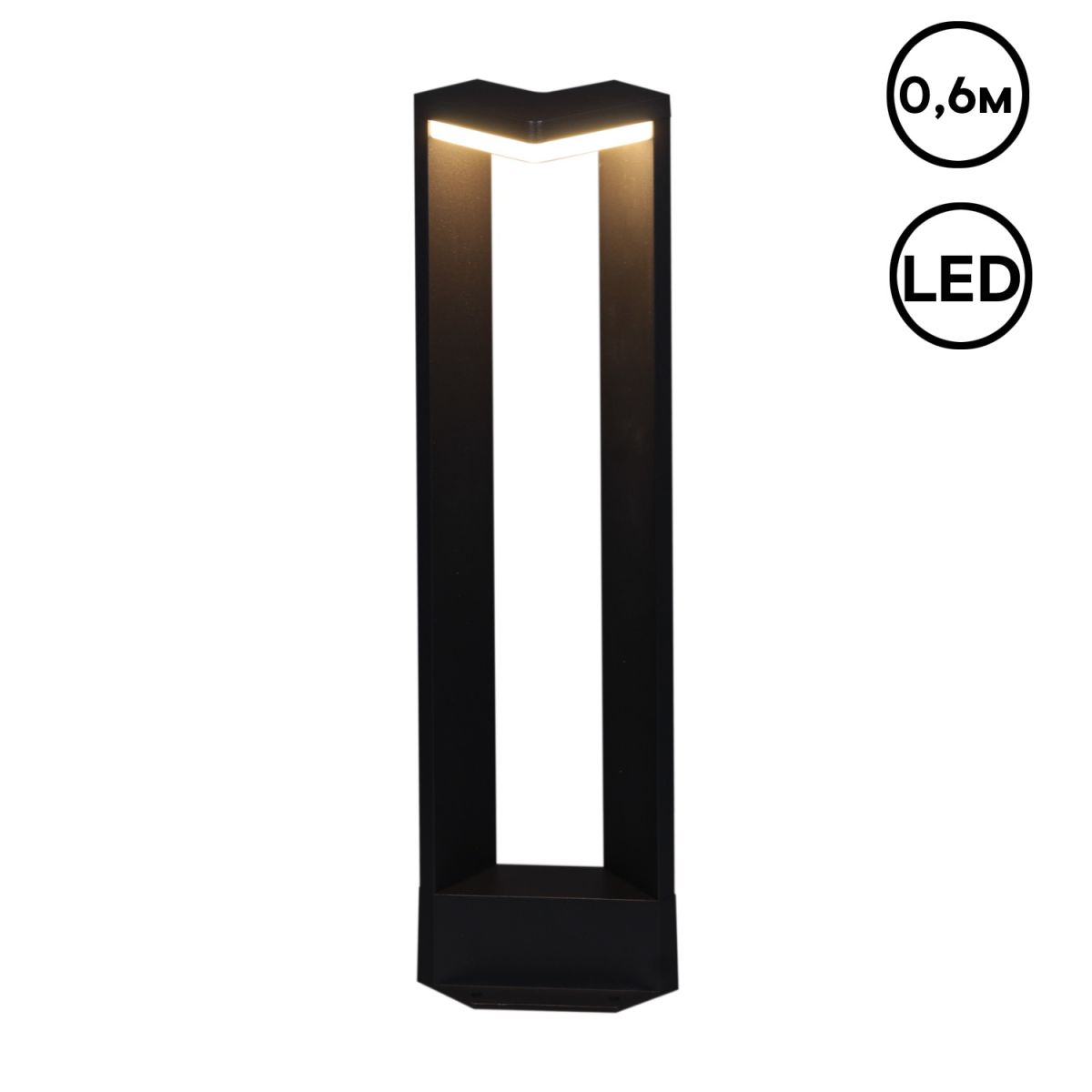 Ландшафтный светильник IP65 Reluce 09980-0.7-001JH 0.6M LED12W BK RLOS в #REGION_NAME_DECLINE_PP#