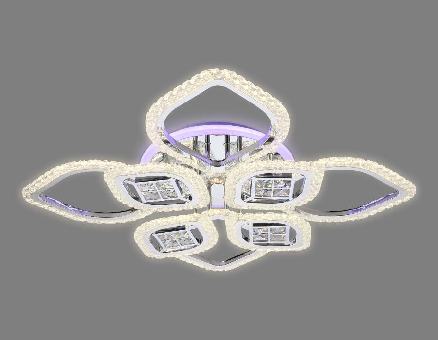 Потолочная светодиодная люстра Ambrella Light Acrylica Ice FA283 в Санкт-Петербурге