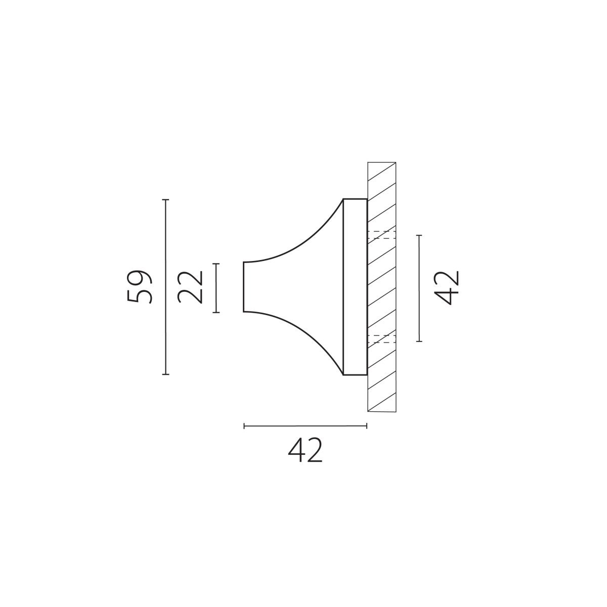 Боковые крепления (2 шт.) д/силикон. профиля-трубы D18 мм д/LED ленты Profiled Lightstar 441890 в Санкт-Петербурге