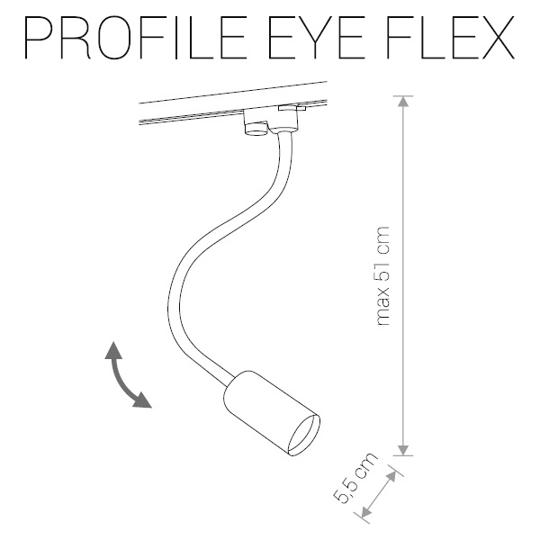 Трековый светильник Nowodvorski Profile Eye Flex 9331 в Санкт-Петербурге