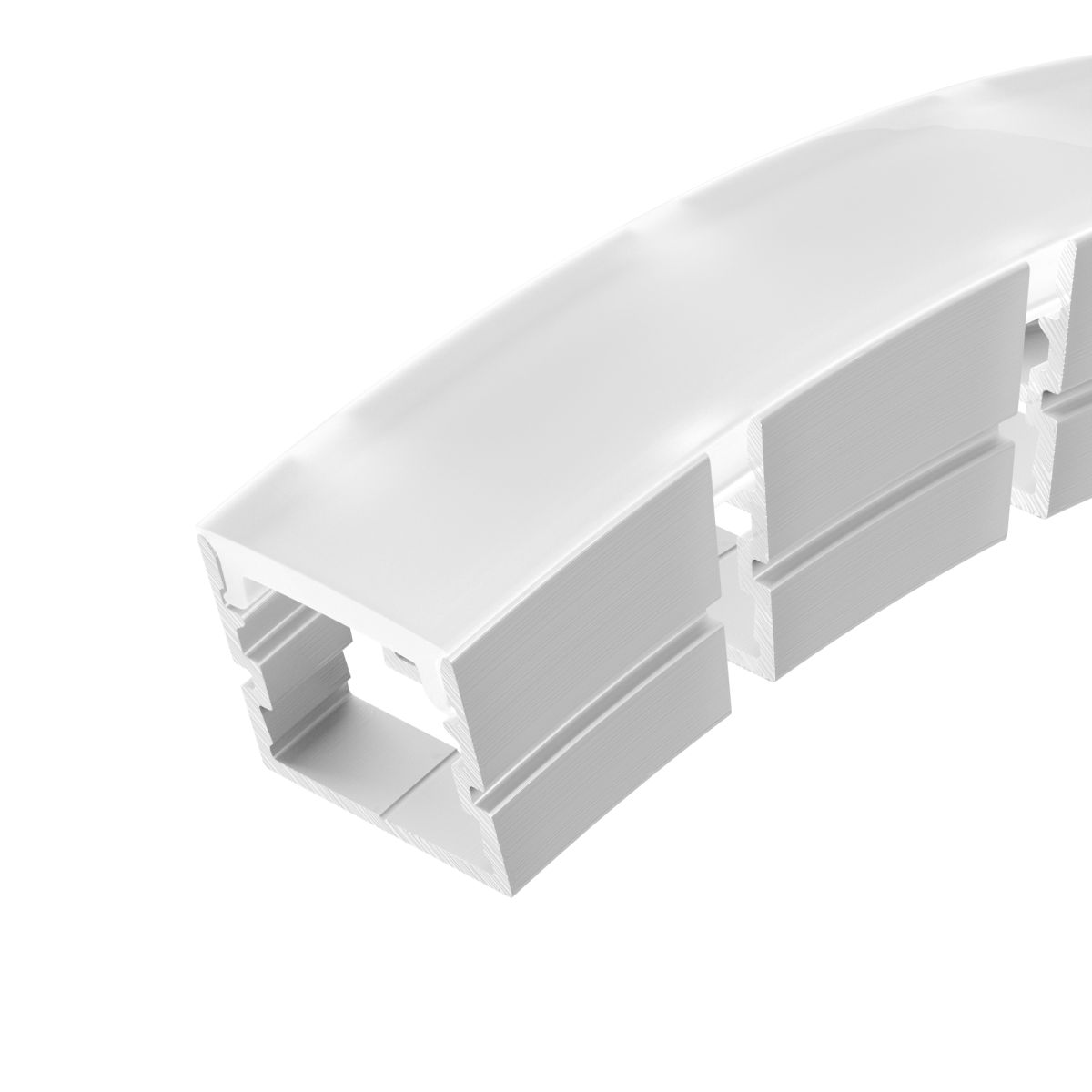 Профиль Arlight FANTOM-BENT-W16-TOP-2000 ANOD (Алюминий) 064488 в Санкт-Петербурге
