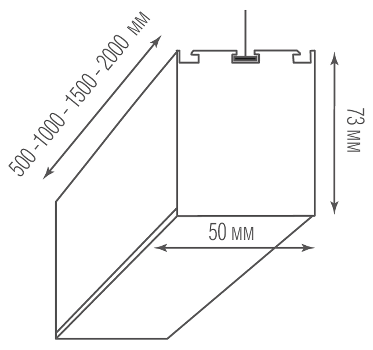 Подвесной светильник Donolux Led Line Uni DL18516S150NW45L6 в Санкт-Петербурге