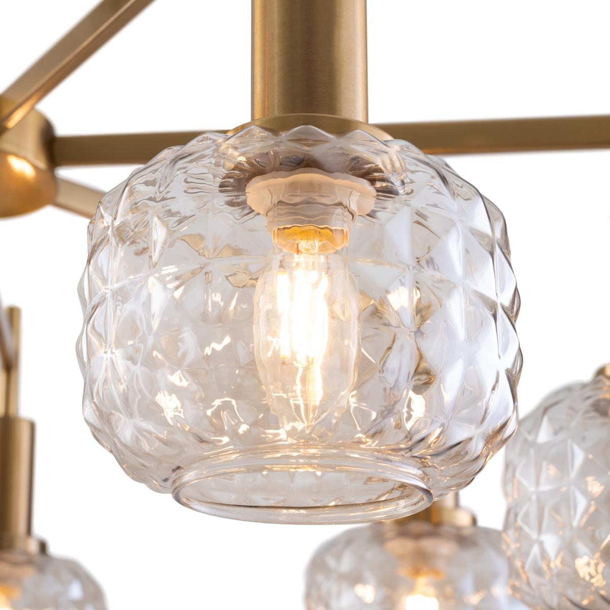 Люстра на штанге Freya Fero FR5366CL-07BS в #REGION_NAME_DECLINE_PP#