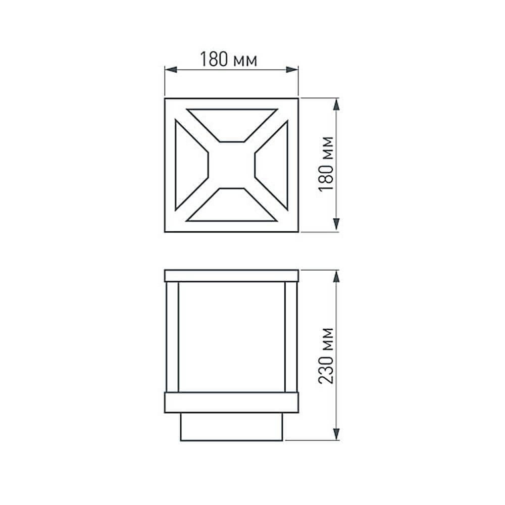 Уличный светильник Arlight LGD-Path-Cub-H230B-12W Warm White 021810 в Санкт-Петербурге