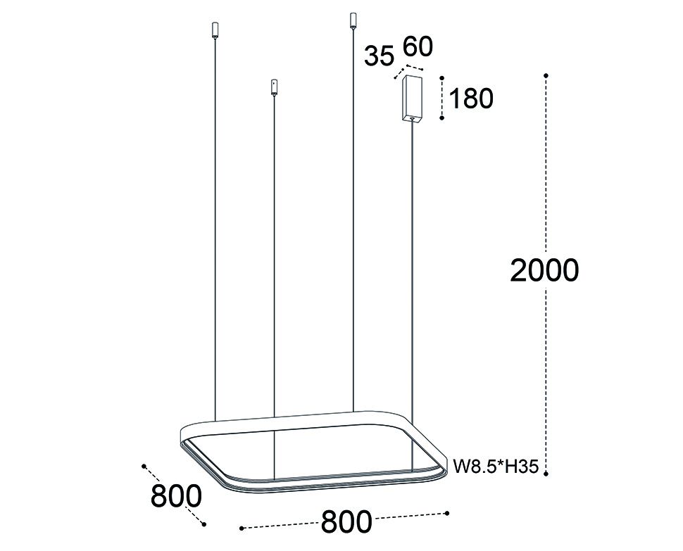 Подвесная люстра Italline IT013-6024 white 3000K в Санкт-Петербурге