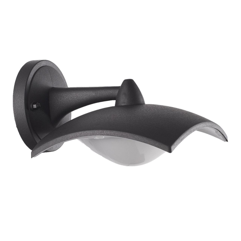 Уличный настенный светодиодный светильник (UL-00005403) Uniel ULU-S10A-8W/4000K IP54 BLACK в Санкт-Петербурге