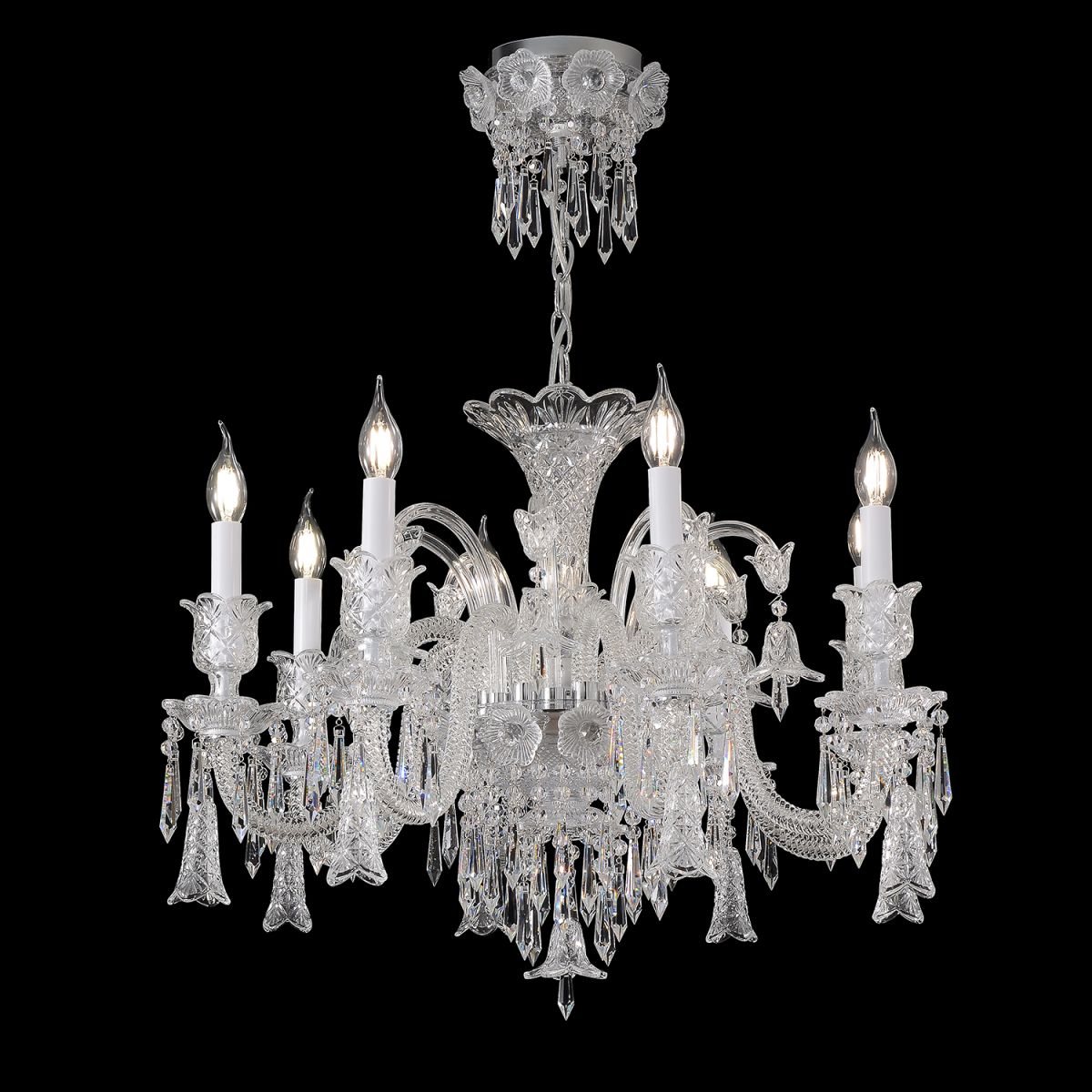 Подвесная люстра Crystal Lux VERSAILLES SP8 CHROME в Санкт-Петербурге