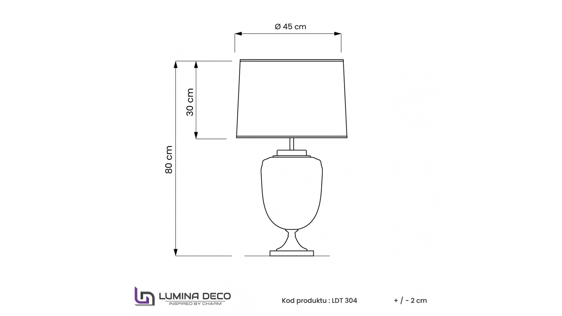 Настольная лампа Lumina Deco Olimpia LDT 304 CHR+BK в Санкт-Петербурге