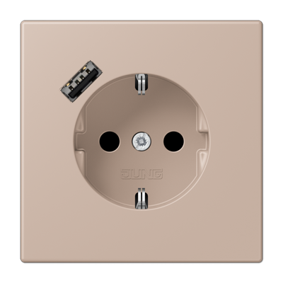 Розетка 2K+З USB Typ A Jung LC1520-18A240 в Санкт-Петербурге
