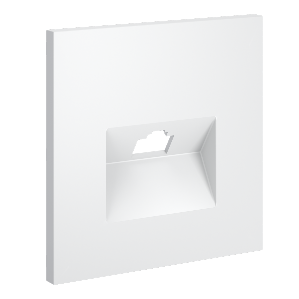 Накладка для розетки компьютерной RJ45 кат.6 Voltum S70 (белый матовый) VLS001302 в #REGION_NAME_DECLINE_PP#