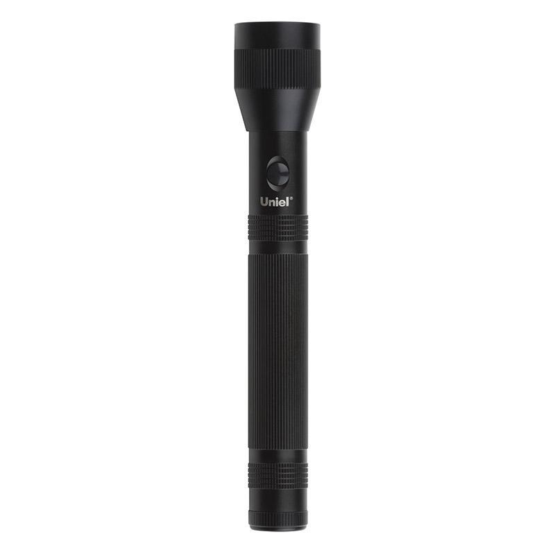 Охранный светодиодный фонарь (10175) Uniel от батареек 317х55 150 лм S-LD041-C Black в Санкт-Петербурге