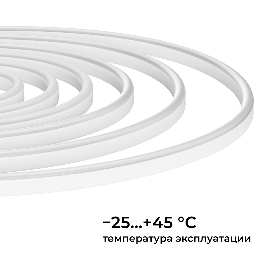 Комплект светодиодного неона Apeyron 220В, 6Вт/м, RGB, smd5050, 80д/м 10м IP65, с аксессуарами (контроллер, заглушка, крепеж - 10шт) 10-108 в #REGION_NAME_DECLINE_PP#