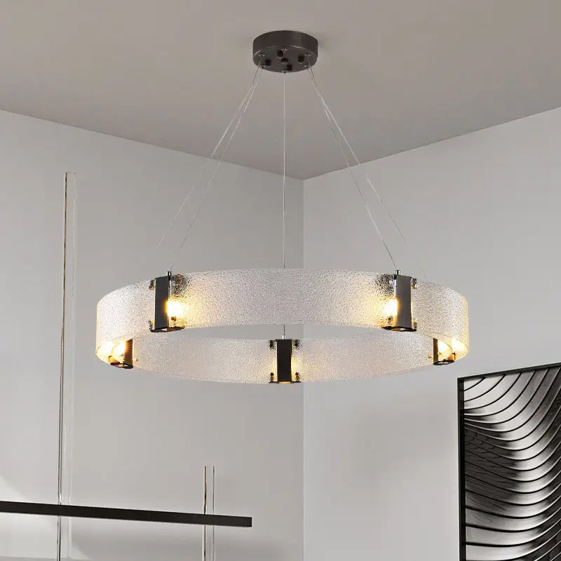 Подвесной светильник Delight Collection Parallel Ring D8028P/R/D800 black/white в Санкт-Петербурге