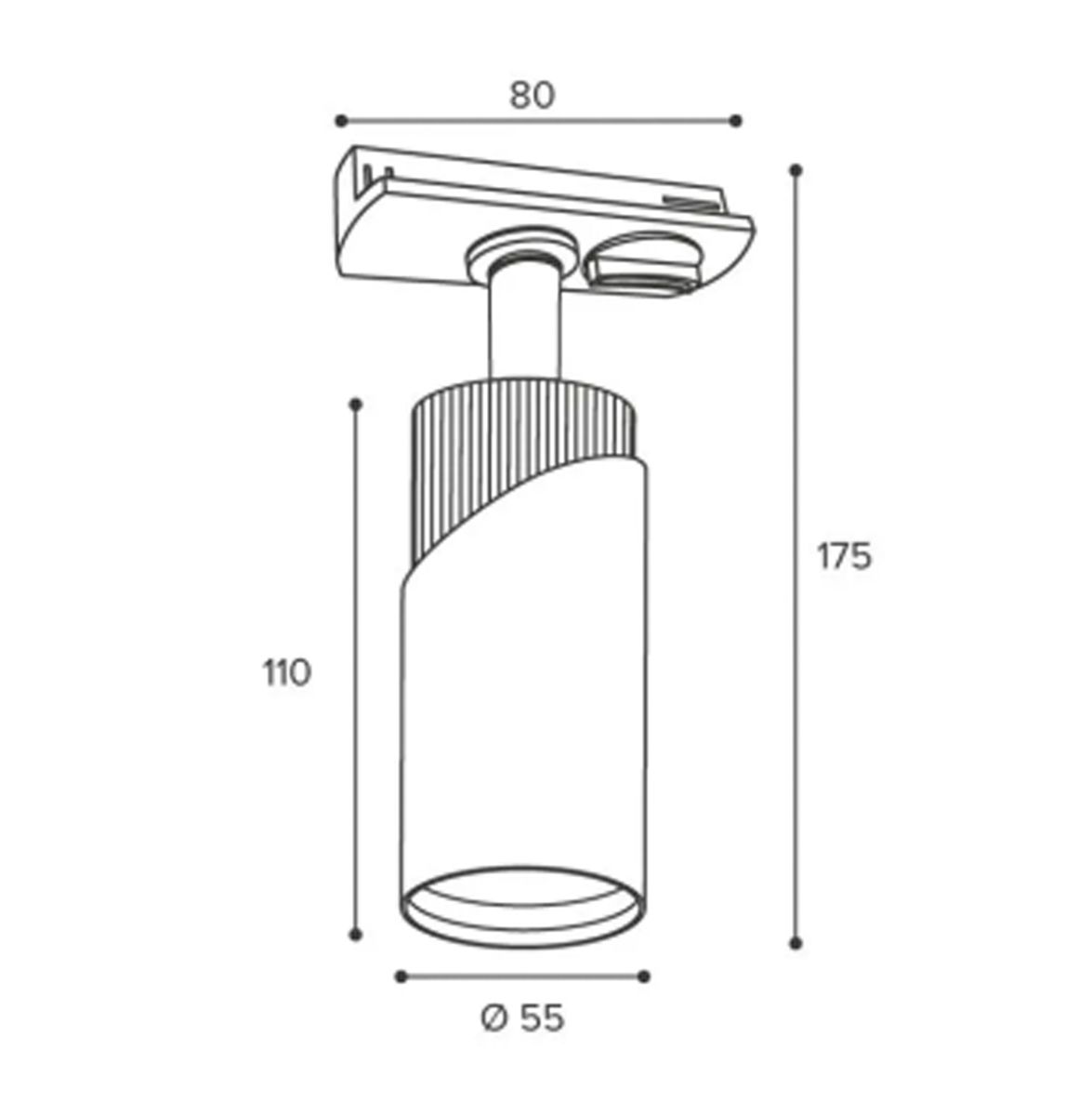 Трековый однофазный светильник IMEX IL.0010.0024-BMG в Санкт-Петербурге