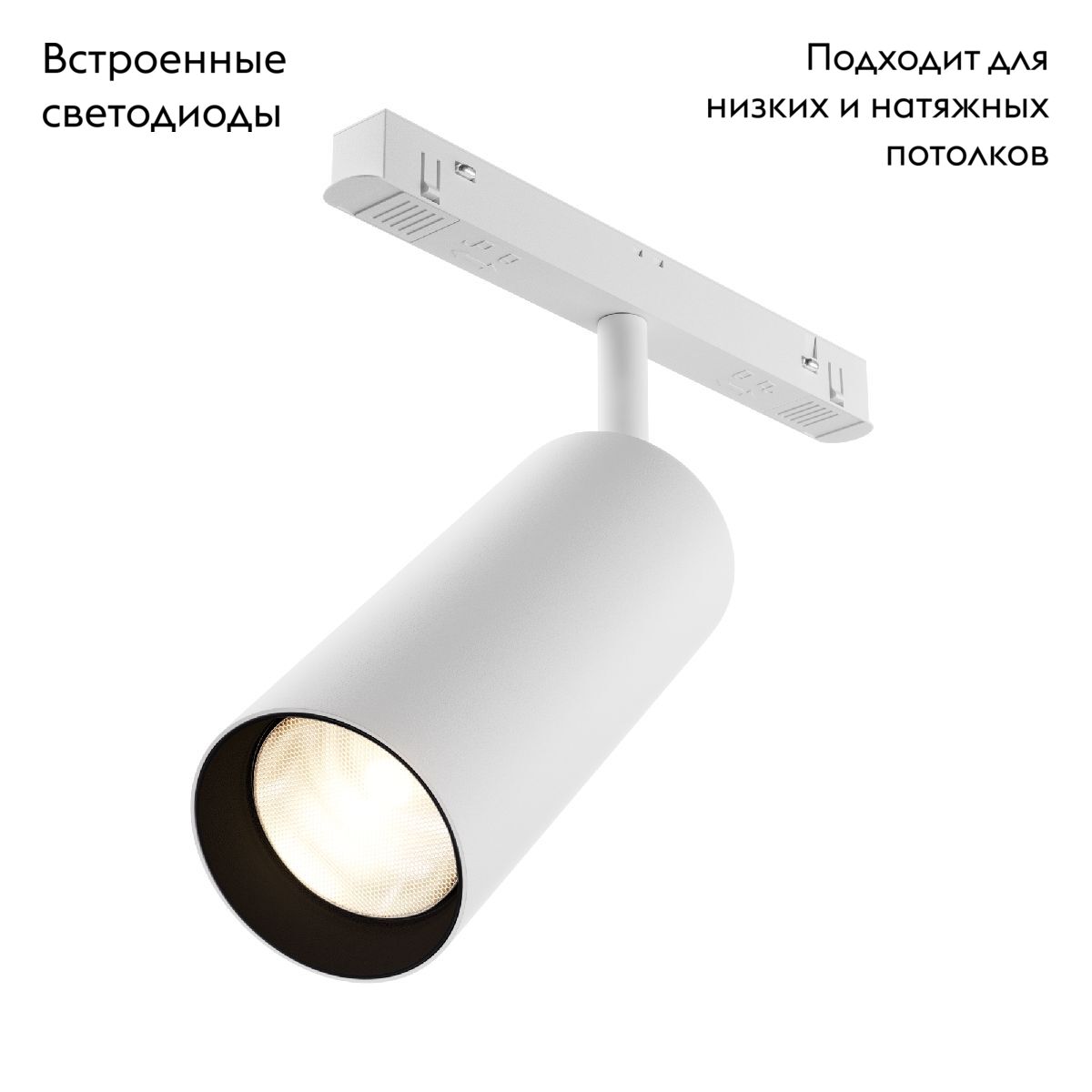 Трековый магнитный светильник Maytoni Focus LED TR032-2-20W3K-S-W в #REGION_NAME_DECLINE_PP#