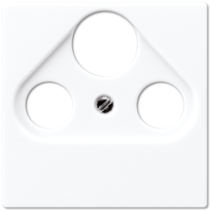 Накладка TV-SAT-FM розетки Jung A 500 Белая A561PLSATWW в Санкт-Петербурге