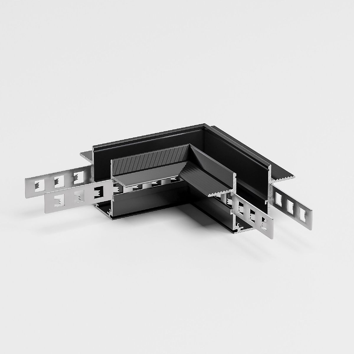Коннектор угловой для встраиваемого шинопровода Elektrostandard Slim Magnetic 4690389206726 85214/00 a067508 в Санкт-Петербурге