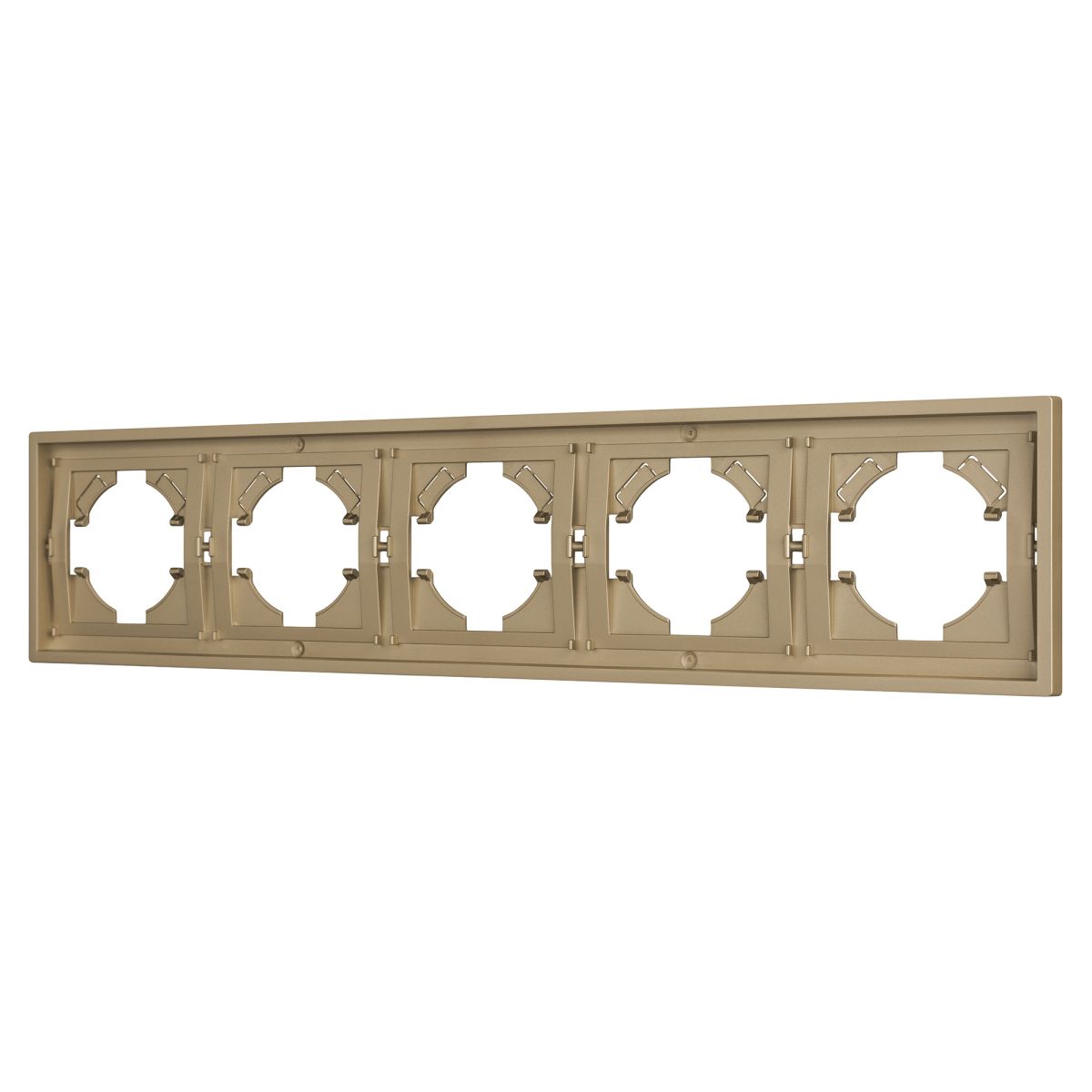 Рамка пластиковая на 5 постов Arlight FRM-TENDO-SFPL-5-GD 054658 в Санкт-Петербурге