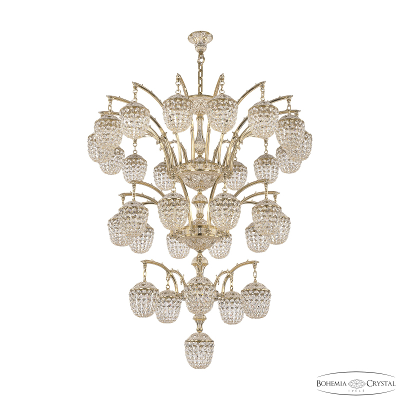 Подвесная люстра Bohemia Ivele Crystal Verona 72111R/15+10+5+1/420/3d AZ GW в Санкт-Петербурге